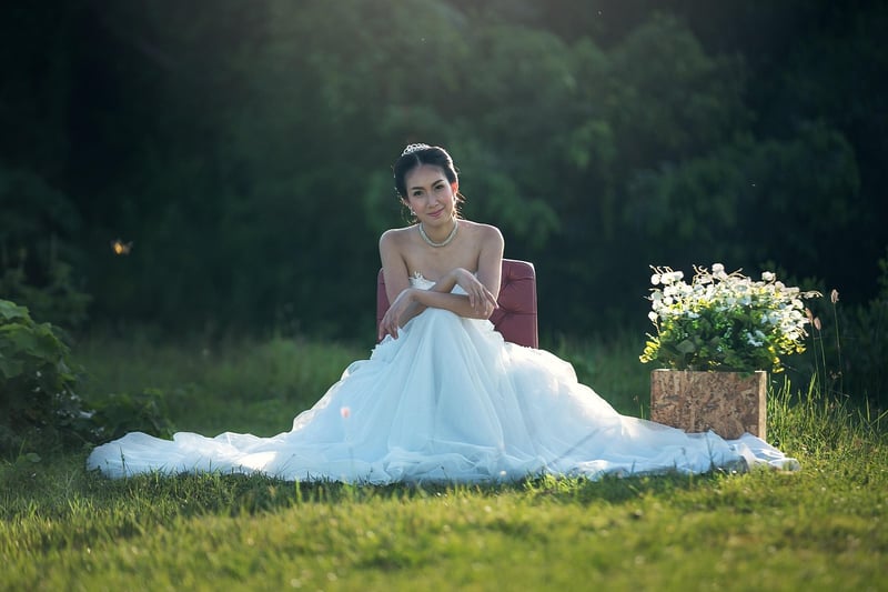 Starry Night Wedding Gown